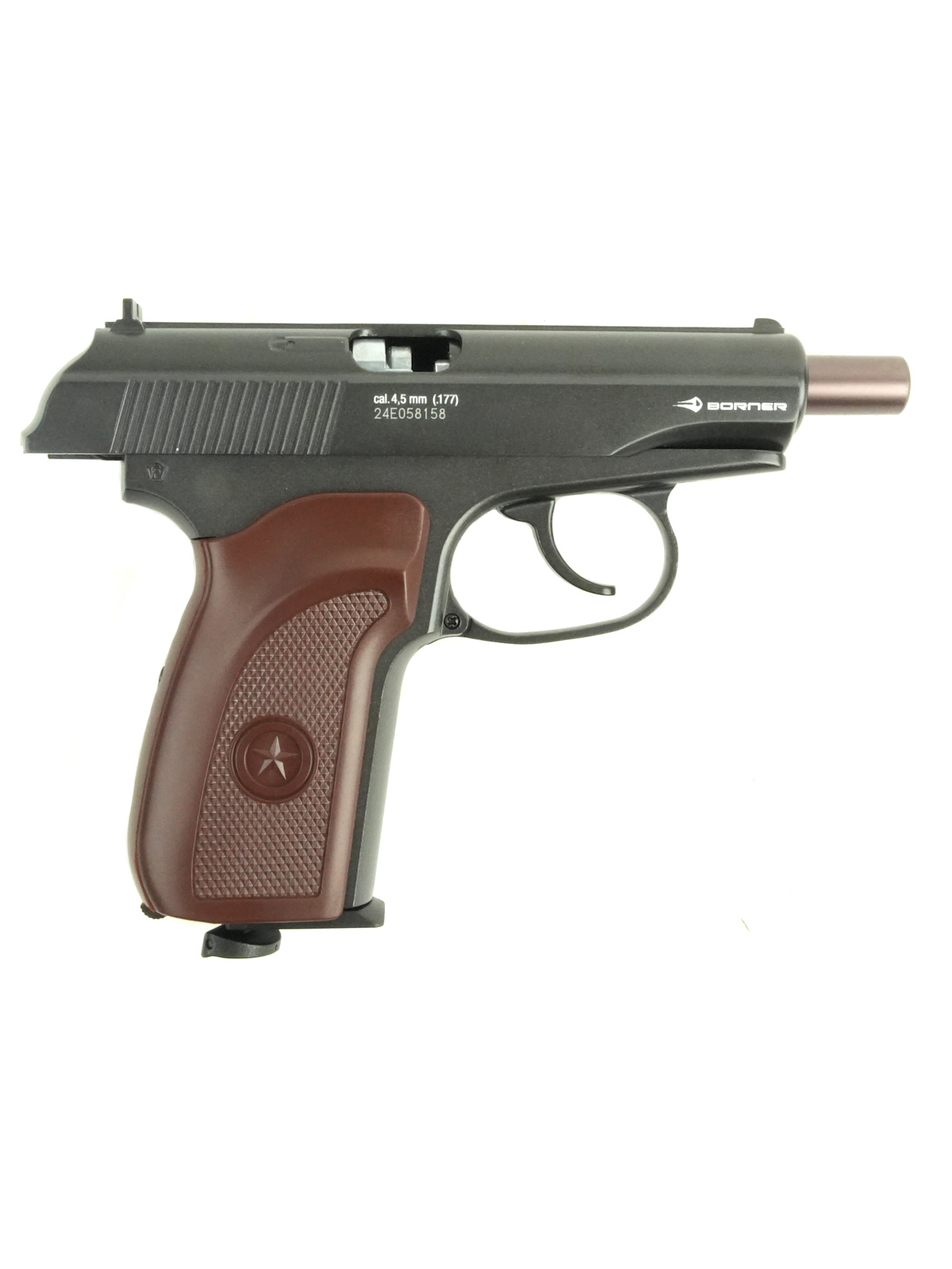 Пистолет пневматический PM49, к.4,5мм (blowback)